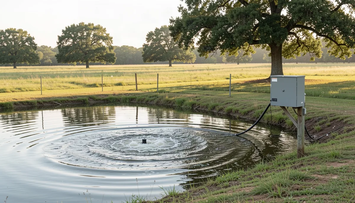 What size aerator does a 1 acre pond need, fountain or diffuser