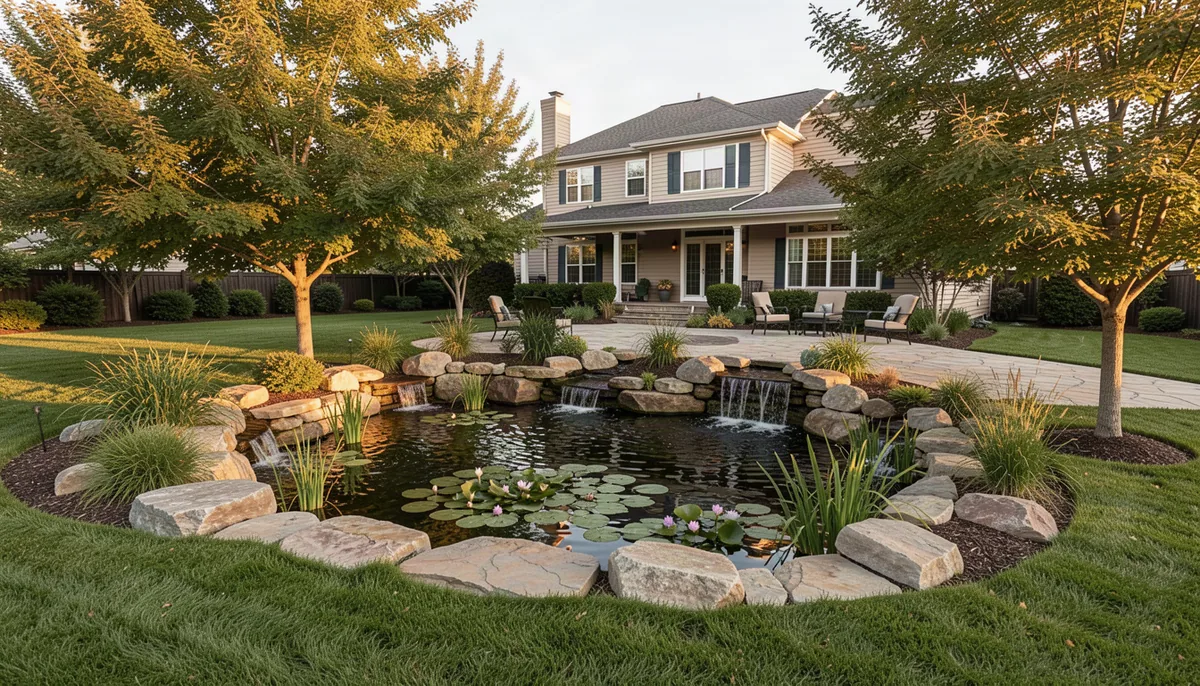 How much does a backyard pond cost by size?