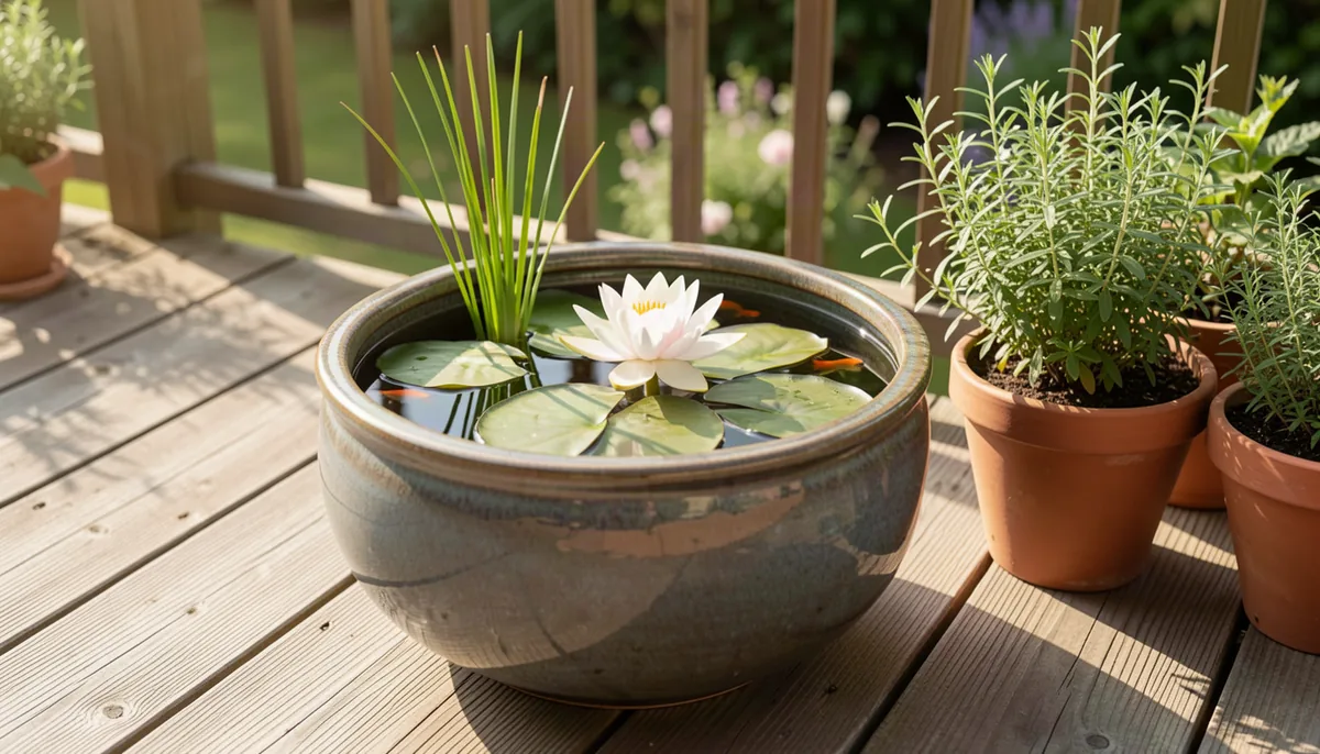 How to make a container water garden or patio pond