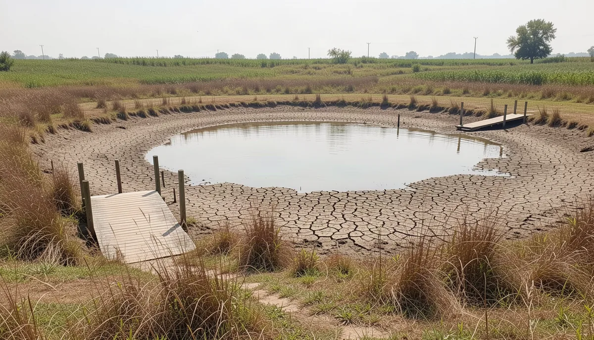 Is my pond leaking or evaporating, and how much bentonite seals it?