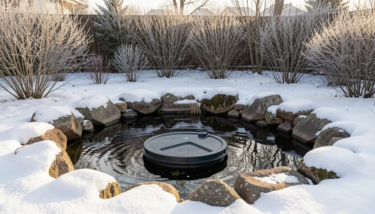 How to winterize a koi pond: pump on or off, de-icer or aerator